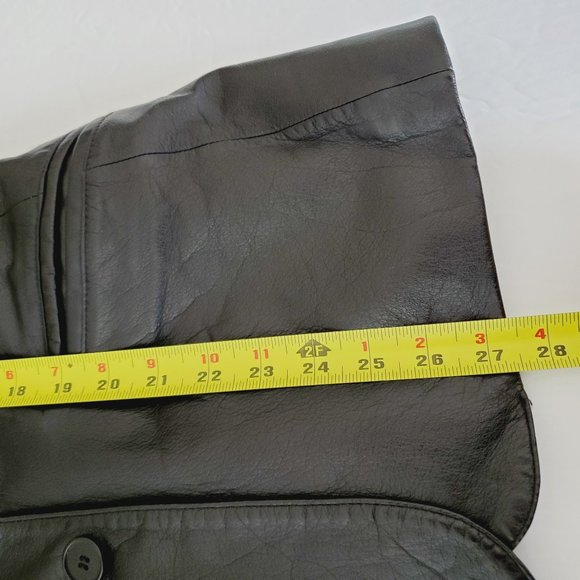 DANIER Genuine Leather Vintage 90's Black Jacket - Picture 10 of 10